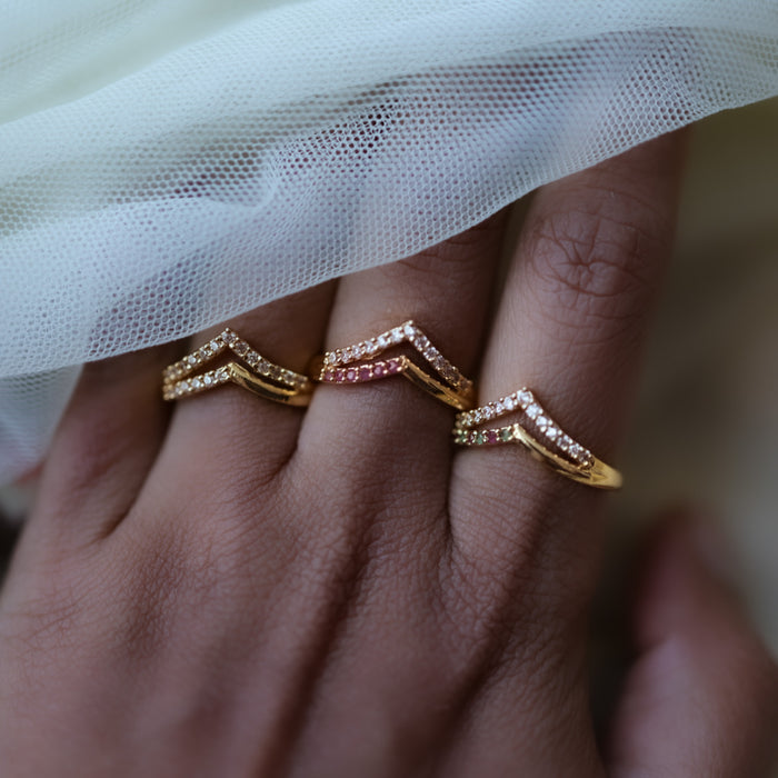 Heritage gold plated rings HRS003