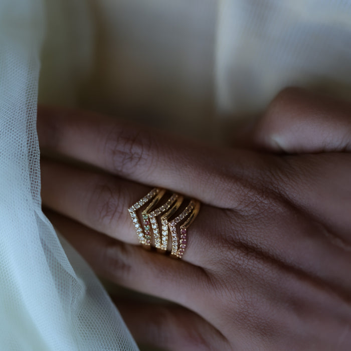 Heritage gold plated rings HRS003