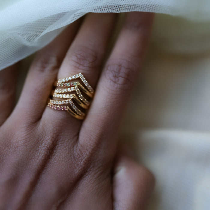 Heritage gold plated rings HRS003