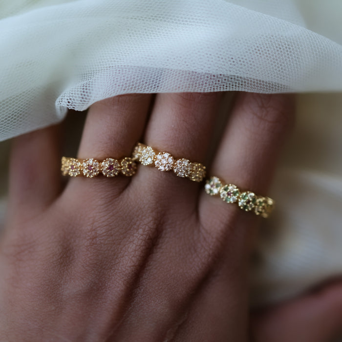 Heritage gold plated rings HRS004