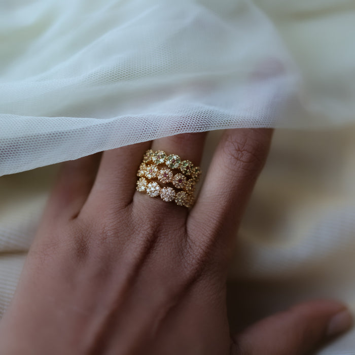 Heritage gold plated rings HRS004