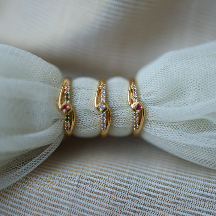 Heritage gold plated rings HRS005