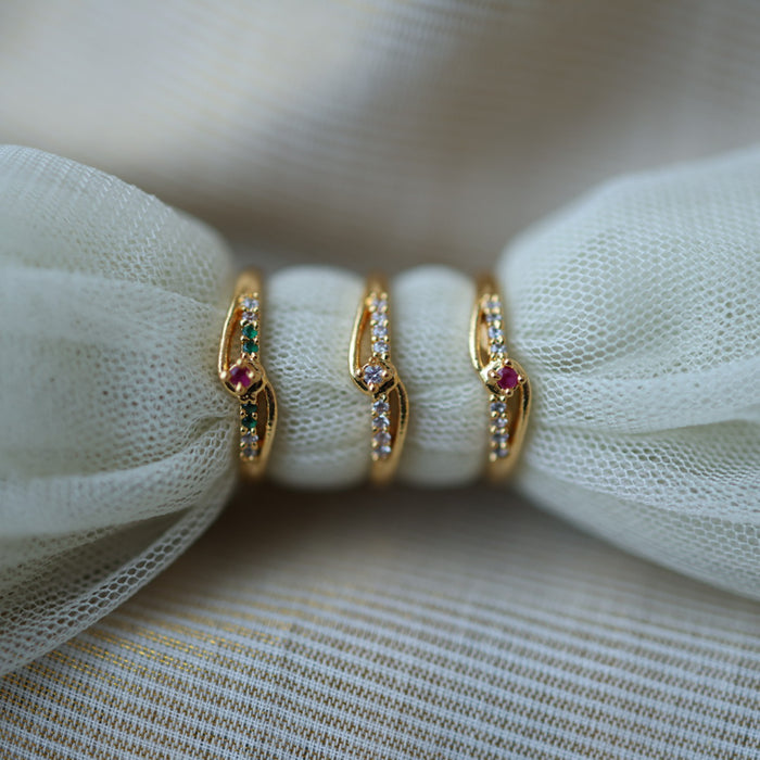 Heritage gold plated rings HRS005