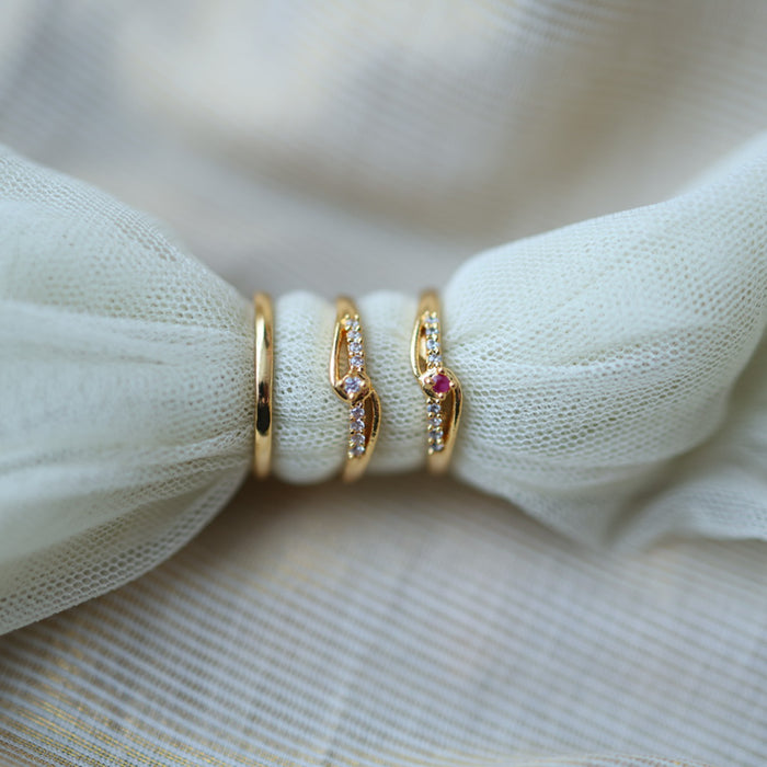 Heritage gold plated rings HRS005