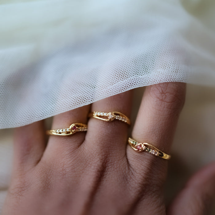 Heritage gold plated rings HRS005