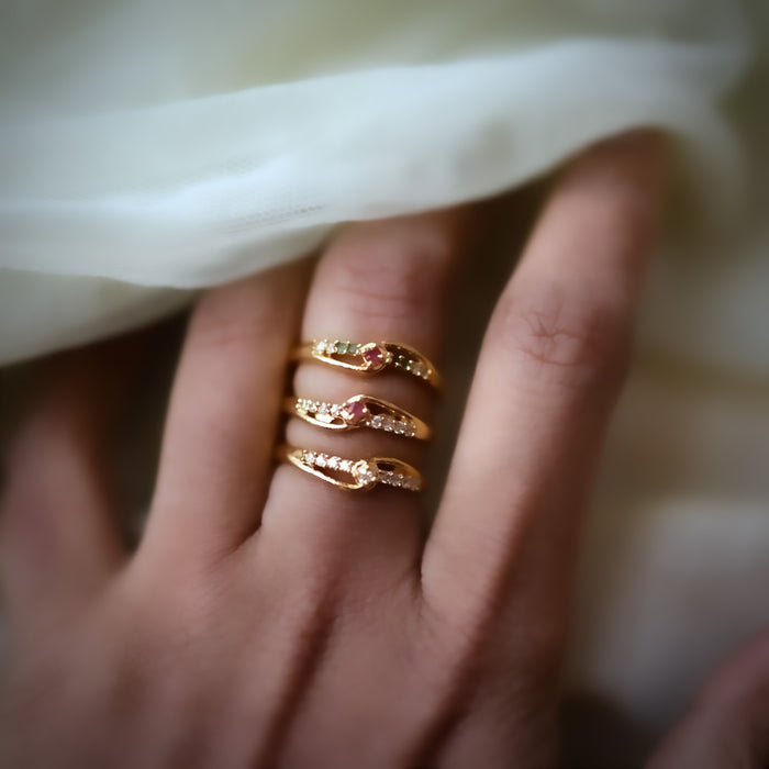 Heritage gold plated rings HRS005