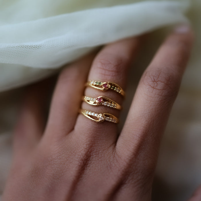 Heritage gold plated rings HRS005