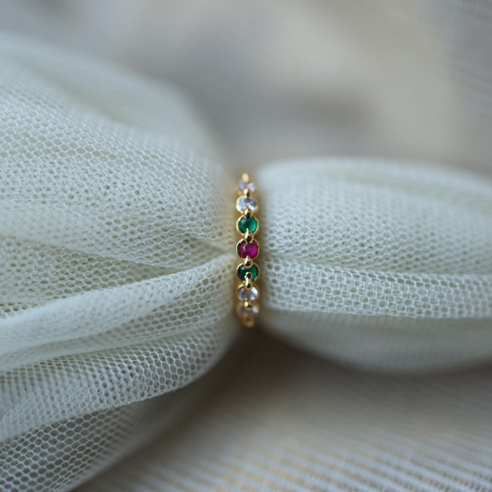 Heritage gold plated rings HRS006