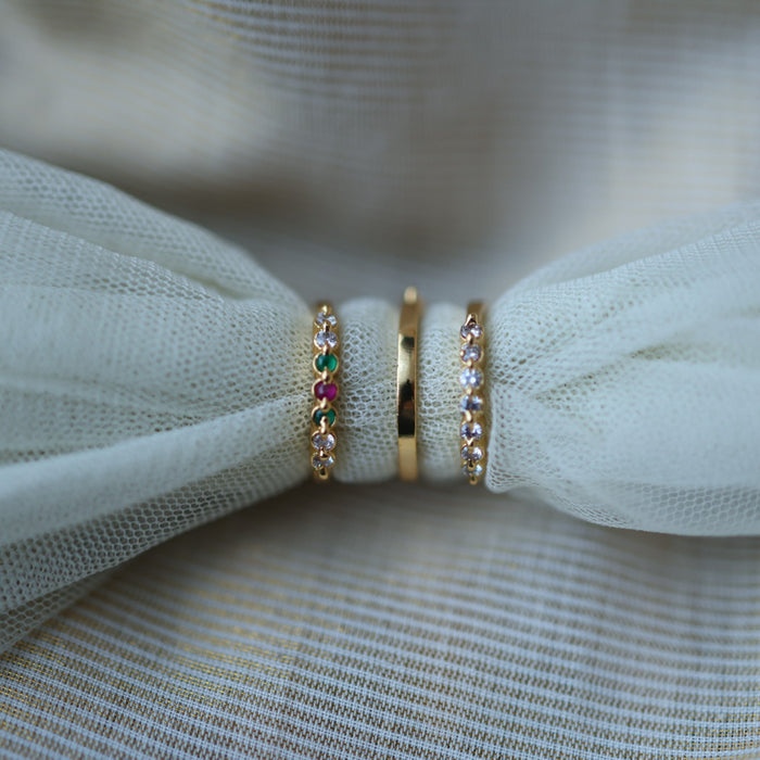 Heritage gold plated rings HRS006