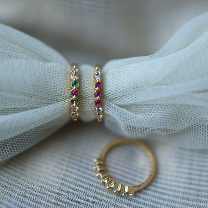 Heritage gold plated rings HRS006