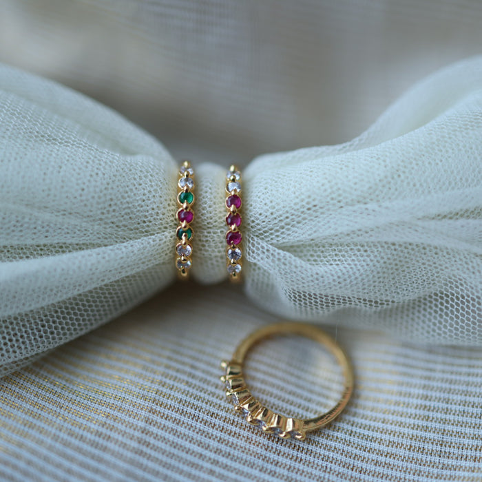 Heritage gold plated rings HRS006