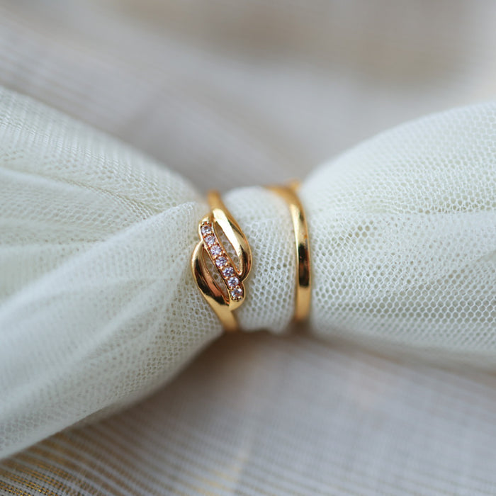 Heritage gold plated rings HRS007