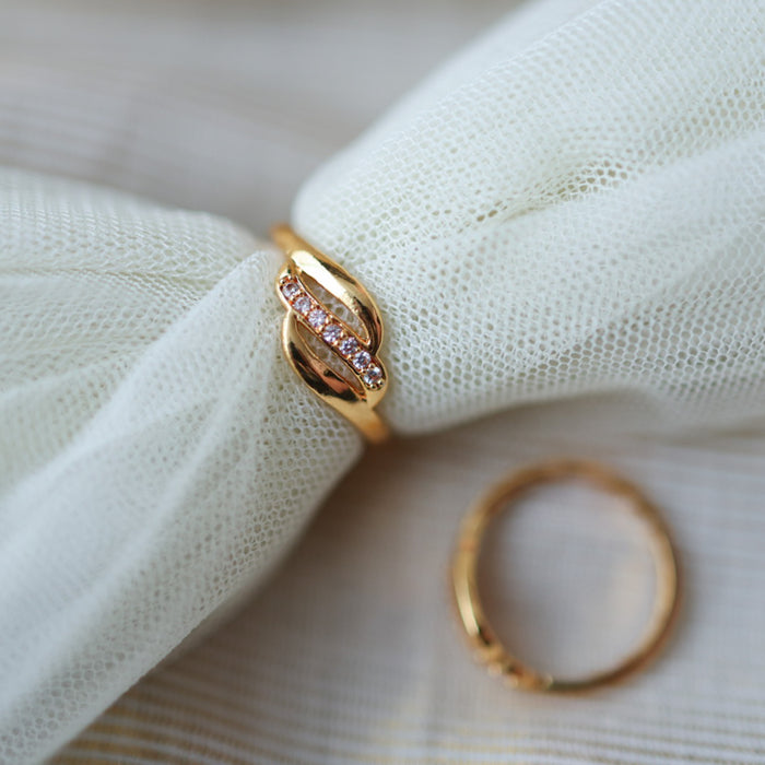 Heritage gold plated rings HRS007