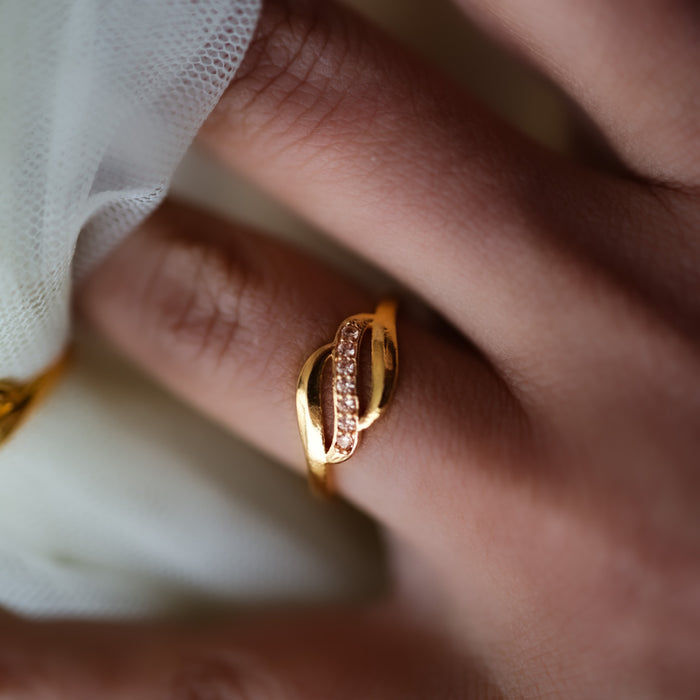 Heritage gold plated rings HRS007