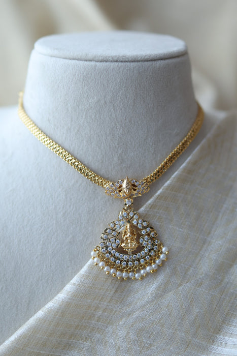 Heritage gold plated short necklace H0246