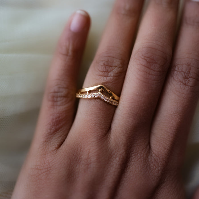 Heritage gold plated rings HRS008