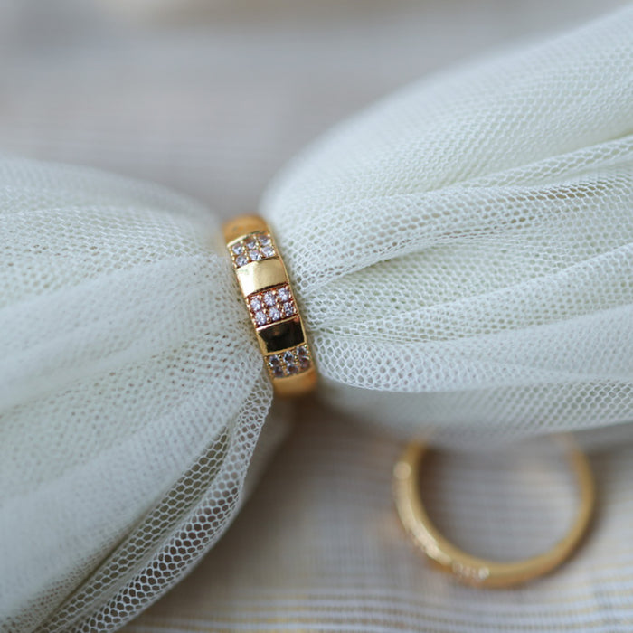 Heritage gold plated rings HRS009