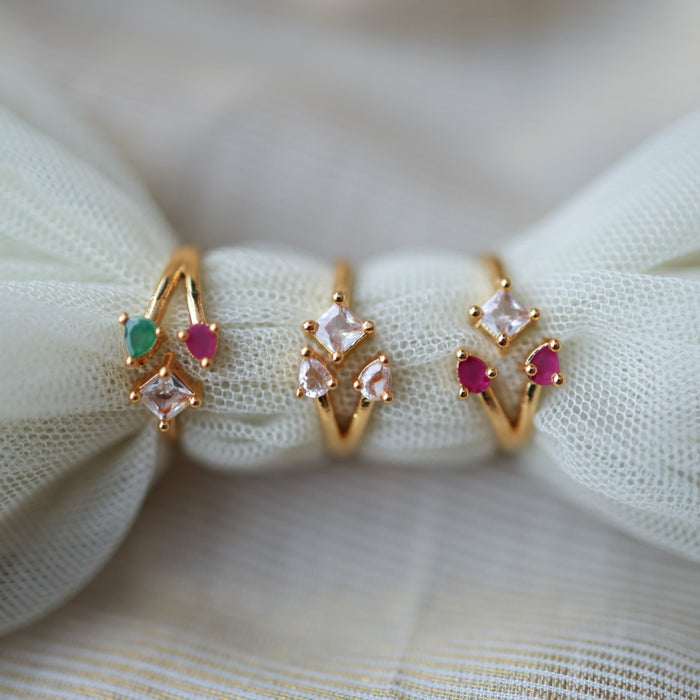 Heritage gold plated rings HRS0010