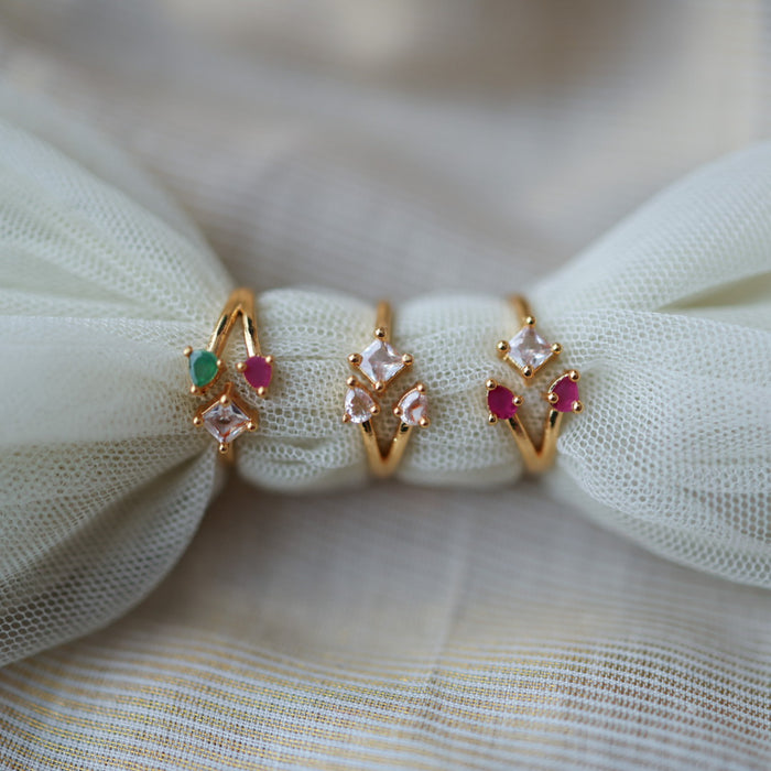 Heritage gold plated rings HRS0010