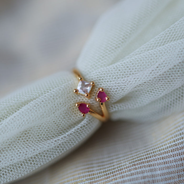 Heritage gold plated rings HRS0010