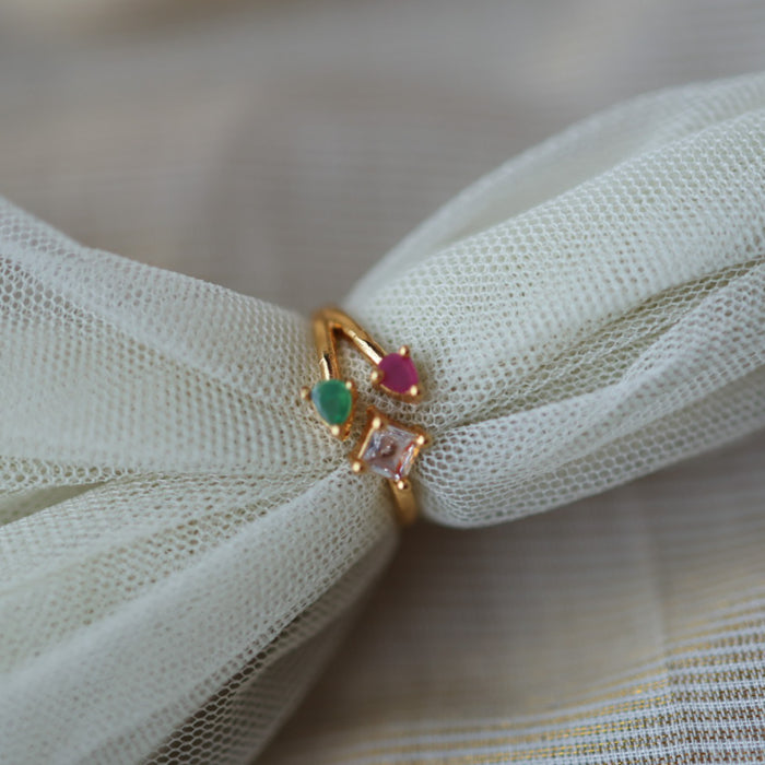 Heritage gold plated rings HRS0010