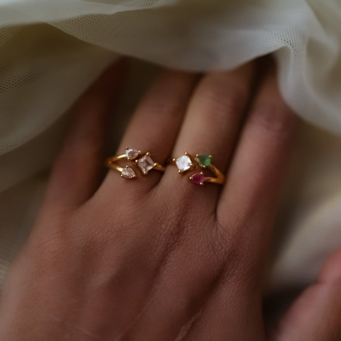 Heritage gold plated rings HRS0010