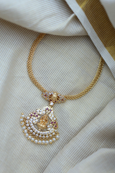 Heritage gold plated short necklace H0250