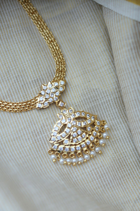 Heritage gold plated short necklace H0249