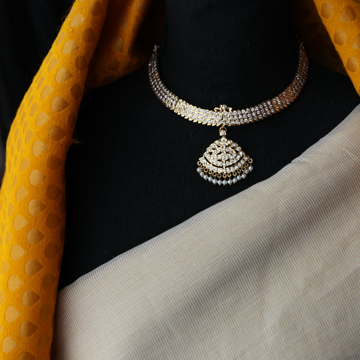Heritage gold plated short necklace H7899