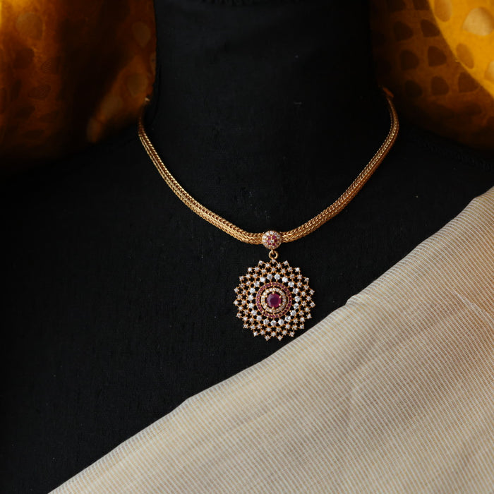 Heritage gold plated  short necklace H889