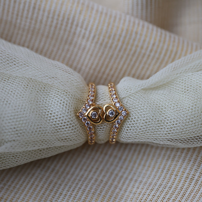 Heritage gold plated rings HRS0011