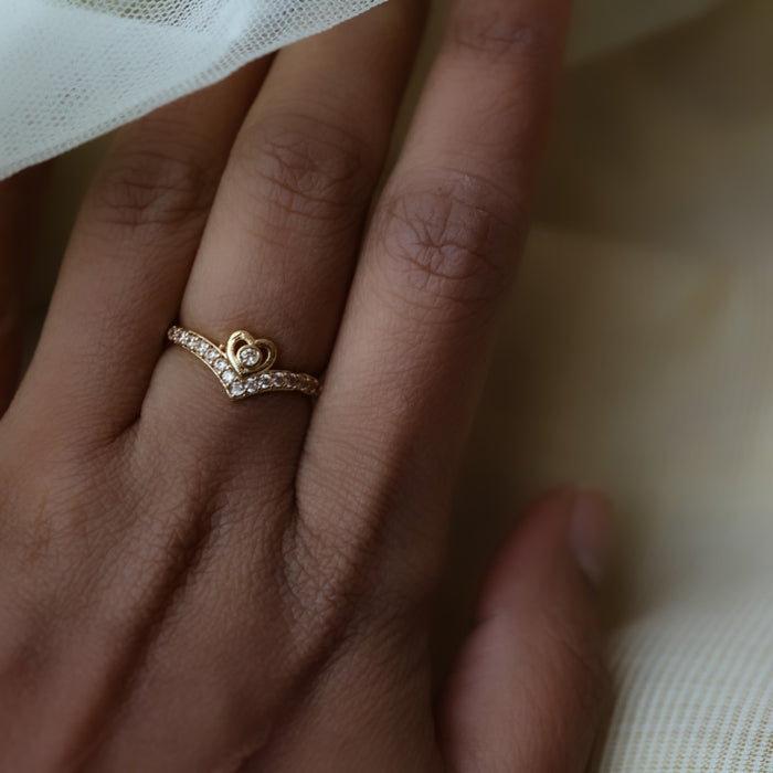 Heritage gold plated rings HRS0011