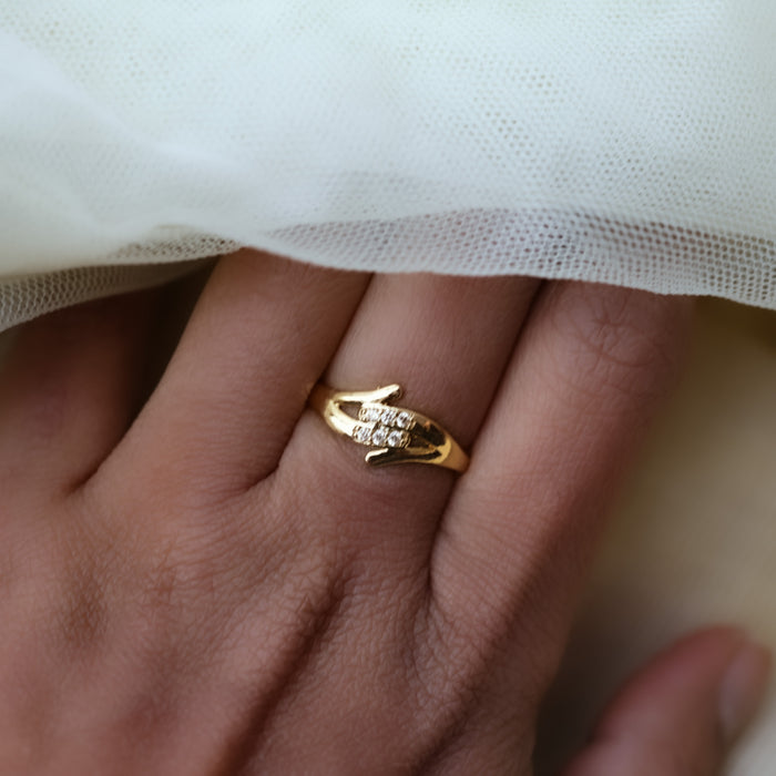 Heritage gold plated rings HRS0012