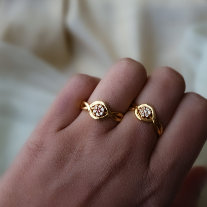 Heritage gold plated rings HRS0013