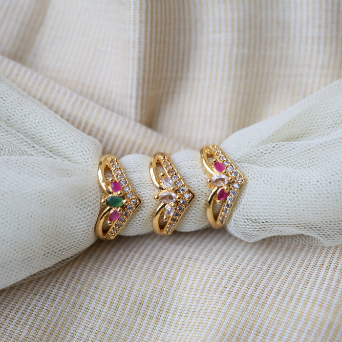 Heritage gold plated rings HRS0014