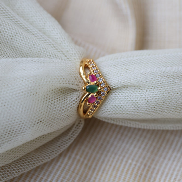 Heritage gold plated rings HRS0014