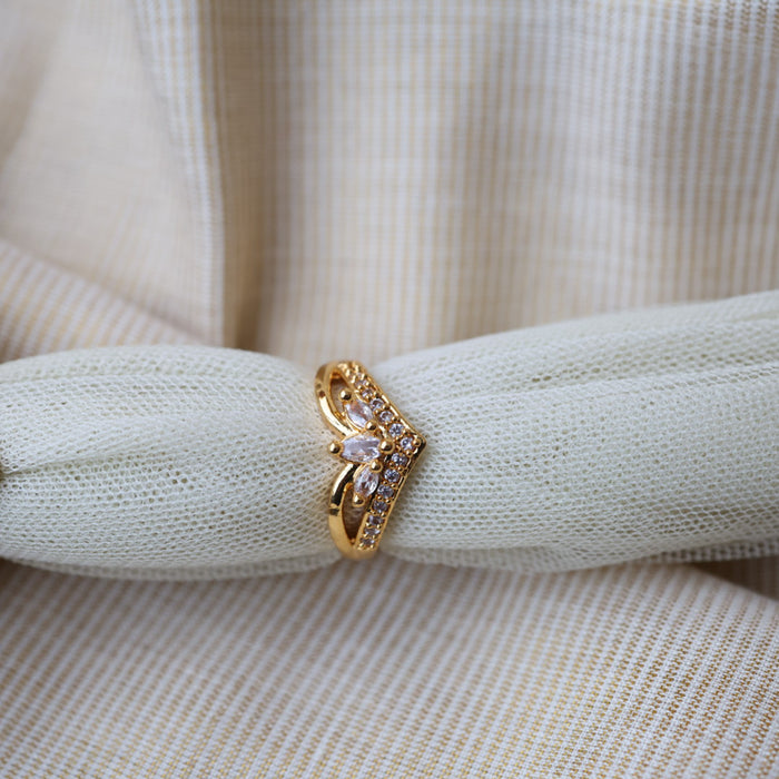 Heritage gold plated rings HRS0014