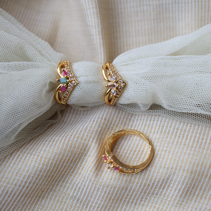 Heritage gold plated rings HRS0014