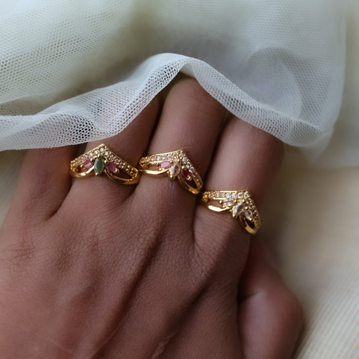 Heritage gold plated rings HRS0014