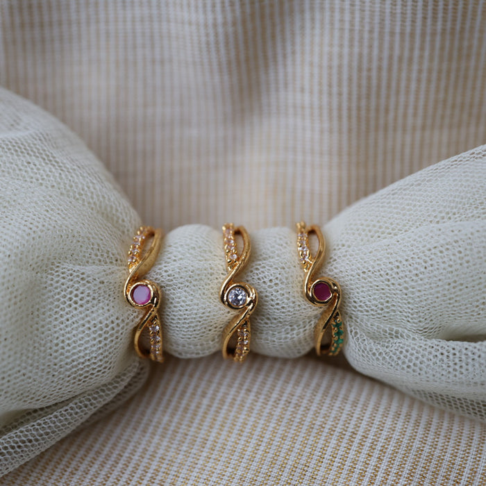 Heritage gold plated rings HRS0017