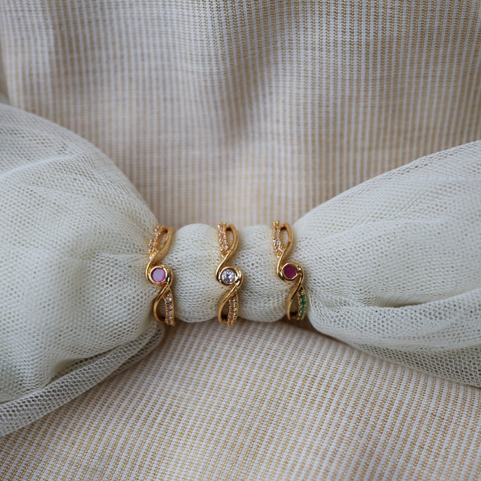 Heritage gold plated rings HRS0017