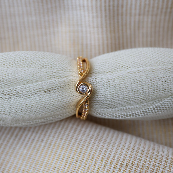 Heritage gold plated rings HRS0017