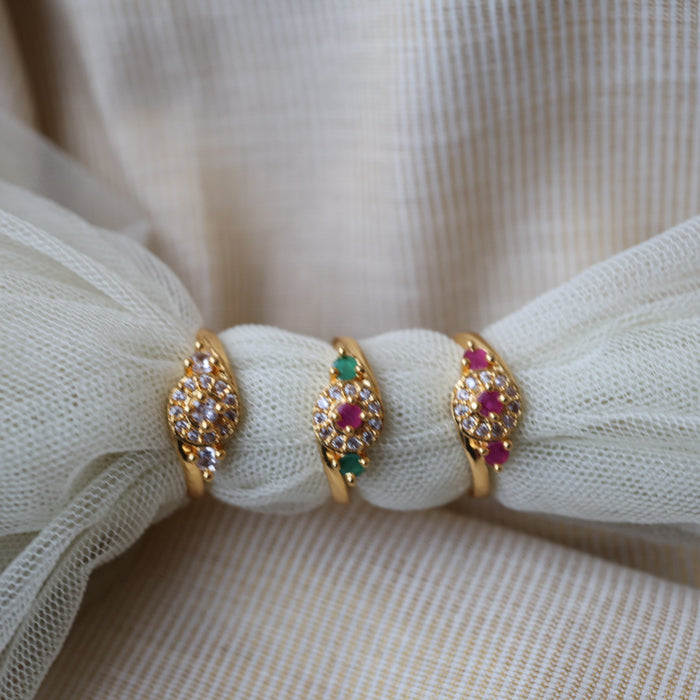 Heritage gold plated rings HRS0018