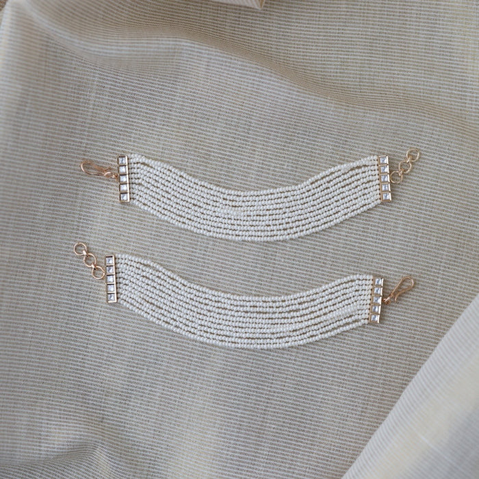Heritage 3 layer pearl mattal ear accessories HM289