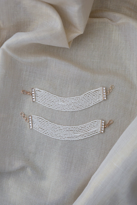 Heritage 3 layer pearl mattal ear accessories HM289