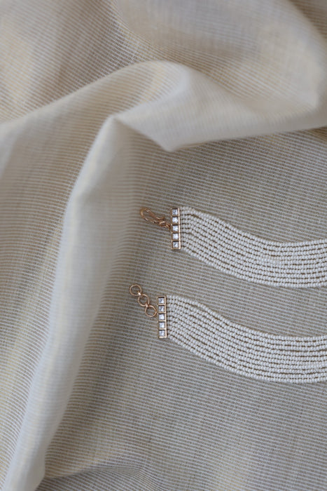 Heritage 3 layer pearl mattal ear accessories HM289