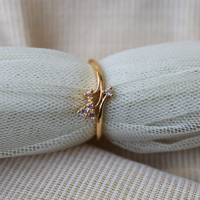 Heritage gold plated rings HRS0019