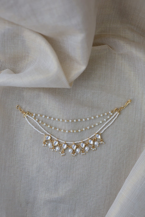 Heritage 3 layer pearl mattal ear accessories HM231