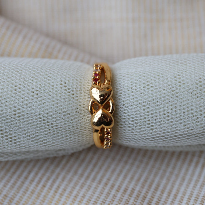 Heritage gold plated rings HRS0020