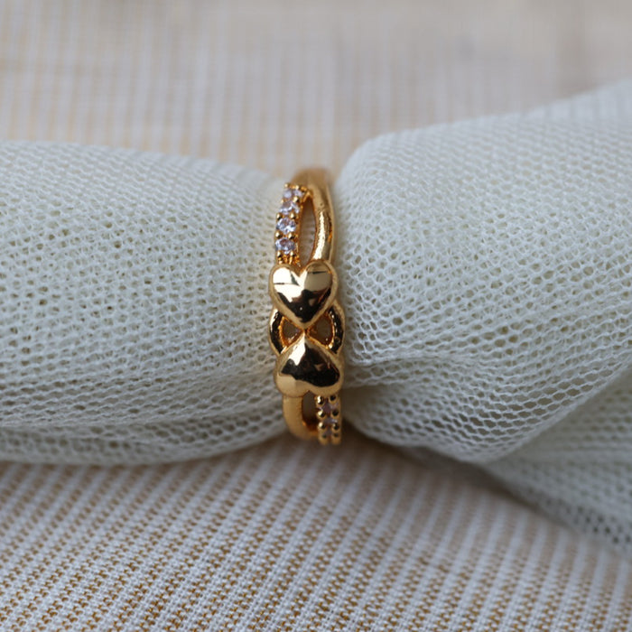 Heritage gold plated rings HRS0020